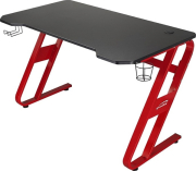 speedlinksl 660100 bkrd scarit gaming desk black red photo