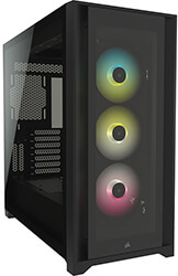 case corsair 5000x icue rgb tempered glass mid tower atx black photo