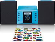 lenco mc 013bu micro set cd fm radio aux in stickers photo