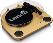 lenco ls 40wd wood turntable with built in speakers photo