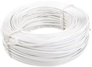lanberg flat telephone cable 4 wires 100m white photo
