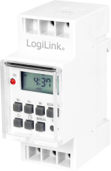 logilink et0010 digital time switch for din rails photo