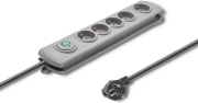 qoltec 50272 surge protector 5 sockets 3m me diakopti photo