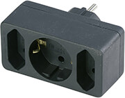 rev transition plug 2 fold 1 safety contact black photo