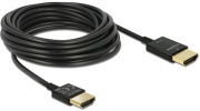 delock 84774 cable high speed hdmi with ethernet male male 3d 4k 3 m active slim high quality photo