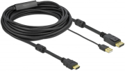 delock 85967 hdmi to displayport cable 4k 30 hz 7 m photo