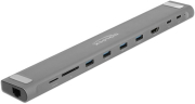 delock 87748 usb type c slim docking station 4k hdmi usb 30 lan sd pd 30 photo