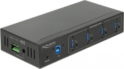 delock 63309 external industry hub 4 port usb 30 type a with 15 kv esd protection photo
