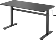 logilink eo0027 manually adjustable sit stand desk black photo