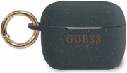 guess cover silicone for apple airpods pro blue guacapsilglbl photo