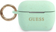 guess cover silicone for apple airpods pro green guacapsilglgn photo