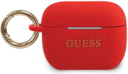 guess cover silicone for apple airpods pro red guacapsilglre photo