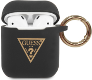 guess cover triangle for apple airpods gen 1 apple airpods gen 2 black guaca2lstlbk photo