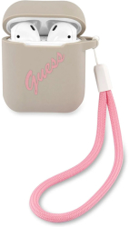 guess cover vintage for apple airpods gen 1 apple airpods gen 2 grey guaca2lsvsgp photo