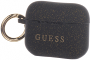 guess silicone case for airpods pro black guacapsilglbk photo