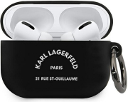 karl lagerfeld cover rue st guillaume for apple airpods pro black klacapsilrsgbk photo