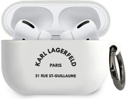 karl lagerfeld cover rue st guillaume for apple airpods pro white klacapsilrsgwh photo