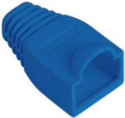 lanberg strain relief rj45 boot cap blue 100 pack photo