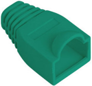 lanberg strain relief rj45 boot cap green 100 pack photo