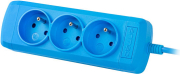 armac arcolor 3 3m 3x french outlets power strip blue photo