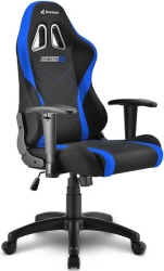 sharkoon skiller sgs2 jrseat black blue gaming chair photo