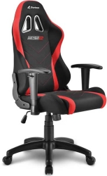 sharkoon skiller sgs2 jrseat black red gaming chair photo