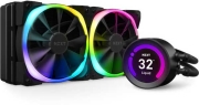 nzxt kraken z53 rgb 240mm water cooling illuminated fans and pump photo