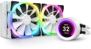 nzxt kraken z53 rgb water cooling white 240mm illuminated fans and pump photo