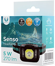forever led headlamp senso xp e 3w cob 3w with sensor 270lm 1200mah li pol forever light photo