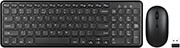 perixx periduo 613b us wireless compact scissor black us keyboard with mouse photo
