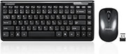 perixx periduo 707b plus us wireless mini black us keyboard with mouse