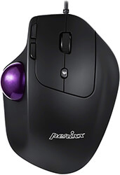 perixx perimice 520 wired dual ergonomic trackball usb mouse photo