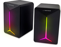 esperanza egs105 usb speakers 20 led rainbow frevo photo