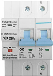 coolseer wifi circuit breaker 2p power meter version photo