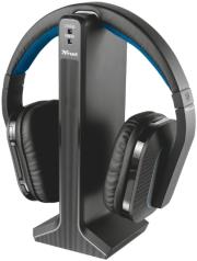 trust 20071 wireless headphone for tv with high quality digital audio and charging stand photo