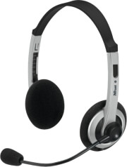 trust 15480 comfortfit headset black grey photo