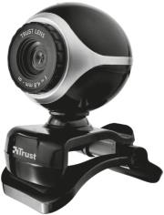 trust 17003 exis webcam black silver photo