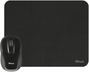 trust 21979 primo wireless set mouse with mouse pad black photo