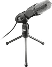 trust 22810 voxa usb desk microphone black photo