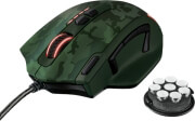 trust 20853 gxt 155c caldor gaming mouse green camouflage photo