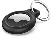 belkin secure airtag holder with keyring black photo belkin secure airtag holder with keyring black photo