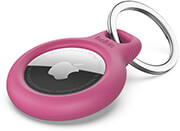 belkin secure airtag holder with keyring pink photo belkin secure airtag holder with keyring pink photo