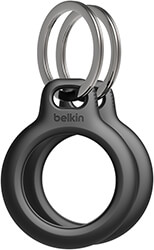 belkin secure airtag holder keychain 2 pack black photo belkin secure airtag holder keychain 2 pack black photo