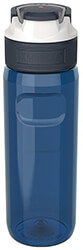 kambukka elton bpa free tritan renew water bottle with 3in1 snapclean 750ml midnight blue photo