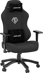 anda seat gaming chair phantom 3 large black fabric photo