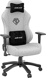 anda seat gaming chair phantom 3 large grey fabric photo