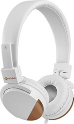 meliconi 497458 speak metal white stereo headphones photo