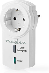 nedis rfpm120fwt rf smart plug on off rf mesh range extender schuko type f 3680 w photo