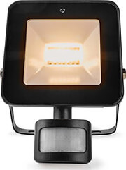 nedis wifilofs20fbk smartlife floodlight motion sensor 1500lm wi fi 20w dimmable white aluminium photo