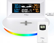 greenblue gb213 wireless weather station with qi photo